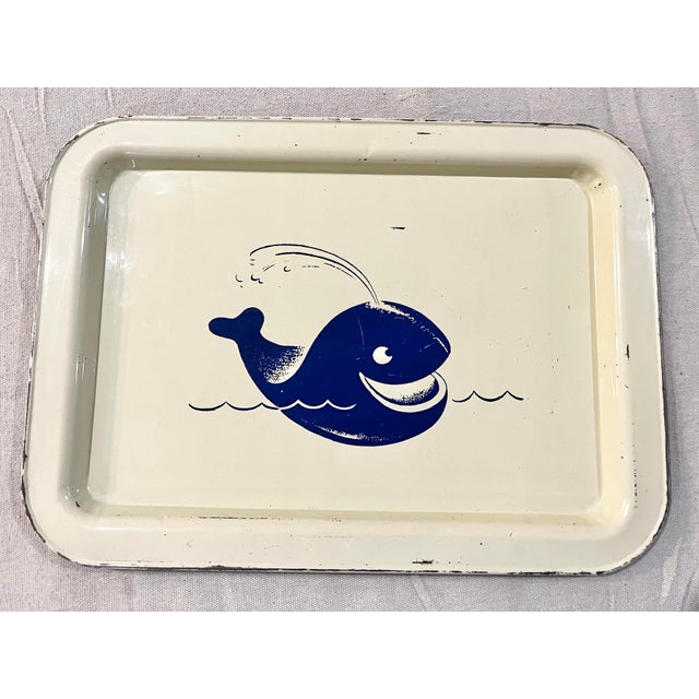 Mid Century Nautical Whale Tray For Sale In Tampa - Image 6 of 7