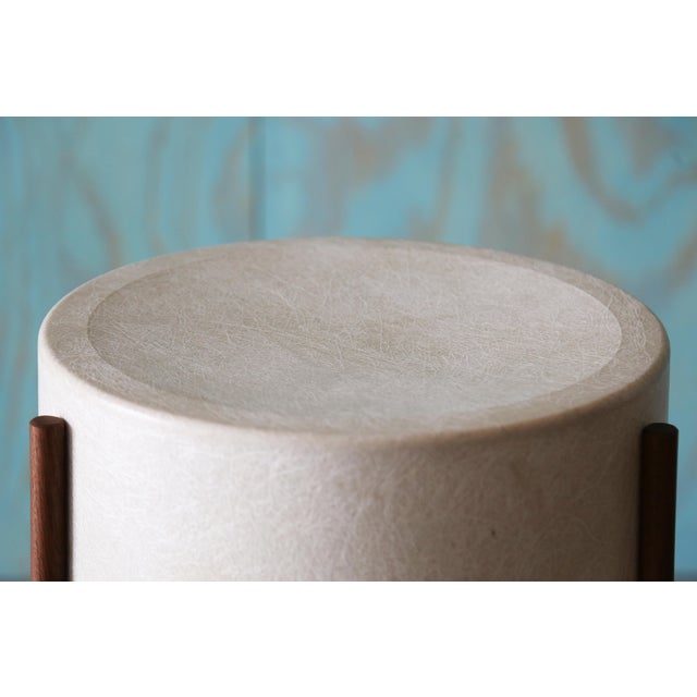 Wood Bill Lam Model Ll-130 Fiberglass Table Lamp Isamu Noguchi Mid Century Modern For Sale - Image 7 of 9