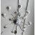 Metal 1940s Chandelier 12 Arm Czechoslovakian Glass For Sale - Image 7 of 13