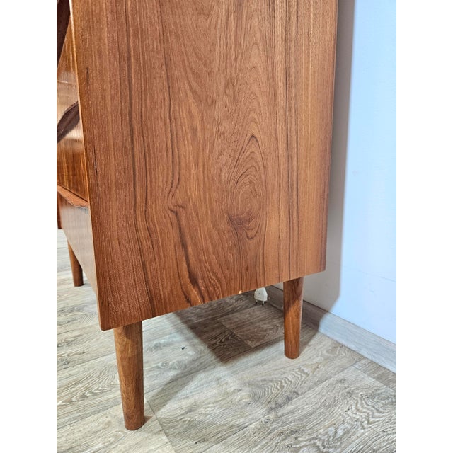 Vintage Danish Secretaire in Teak, 1960s For Sale - Image 15 of 18