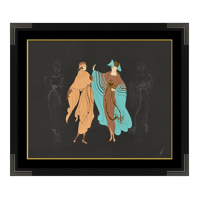 1980s On The Avenue, Erté For Sale