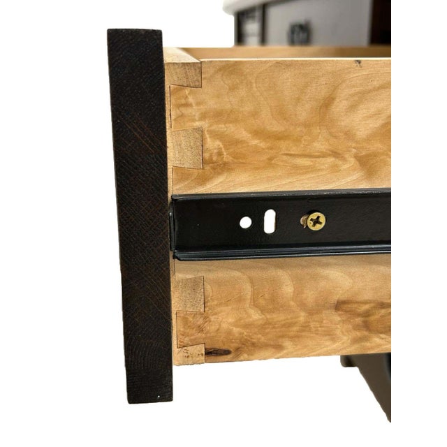 Preorder Mission Quarter Sawn Oak 5 Drawer Desk - Walnut For Sale In Chicago - Image 6 of 11