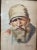1960s Rare Ustad Ghaussuddin Afganistan Blind Man Watercolor Portrait Painting For Sale - Image 4 of 12