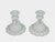 Mid-Century Modern Mid-20th Century Westmoreland Milk Glass Doric Open Lace Candle Holders - A Pair For Sale - Image 3 of 12