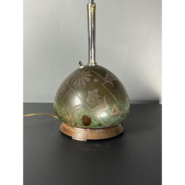 Art Deco Congo Series Table Lamp by Paul Haustein for WMF Ikora, 1920s For Sale - Image 14 of 15
