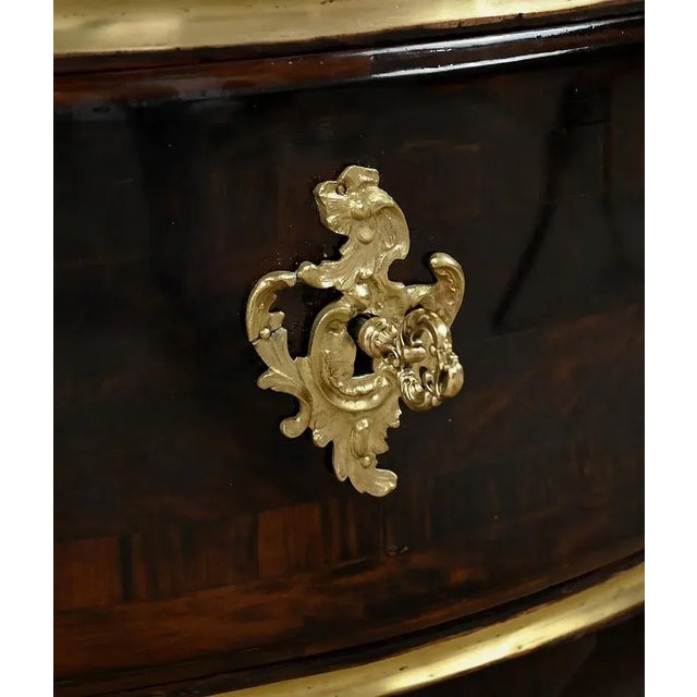 Brown Louis XIV Marquetry Chest of Drawers, 1700s For Sale - Image 8 of 18