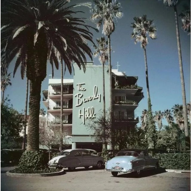 Slim Aarons, Beverly Hills Hotel, Estate Stamped Photographic Print, 1957 / 2020s For Sale