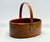 Mid-Century Teak and Leather Basket by Carl Auböck, 1950s, in Very Good conditions. Designed 1950 to 1959 This piece is...