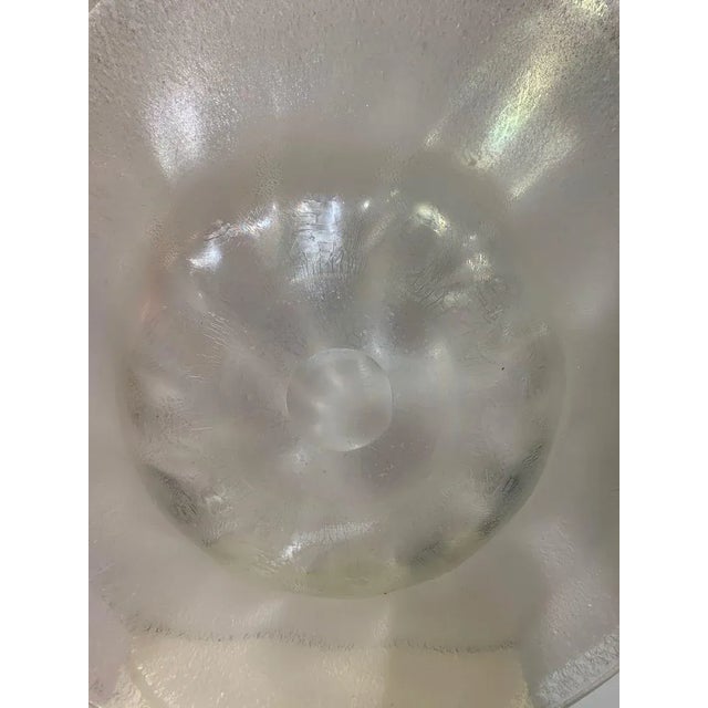 1950s Glass Bowl by W. J. Rozendaal for Kristalunie Maastricht, 1950s For Sale - Image 5 of 9