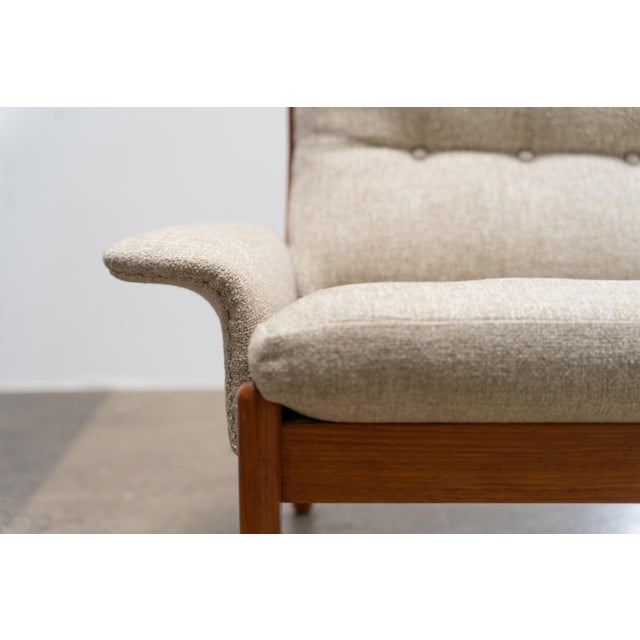 Mid-Century Modern Venus Sofa in Teak by Illum Wikkelsø for C F Christensen Silkeborg, 1972 For Sale - Image 3 of 16