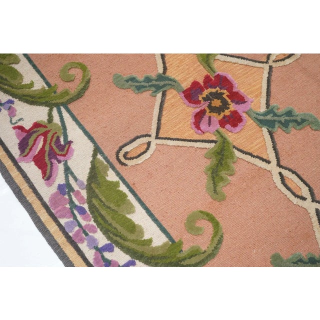 Turkish Sumak Rug 6' X 9' For Sale - Image 9 of 11