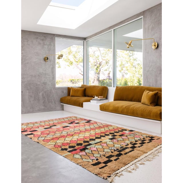 Handmade Moroccan Vintage Rug - 9.6 X 5.9 Ft For Sale In Cleveland - Image 6 of 6