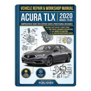 Acura TLX 2015-2020 Car Repair Manual, Workshop Guide Book For Sale