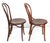 Traditional Pair of Antique Bentwood Bistro Chairs For Sale - Image 3 of 10
