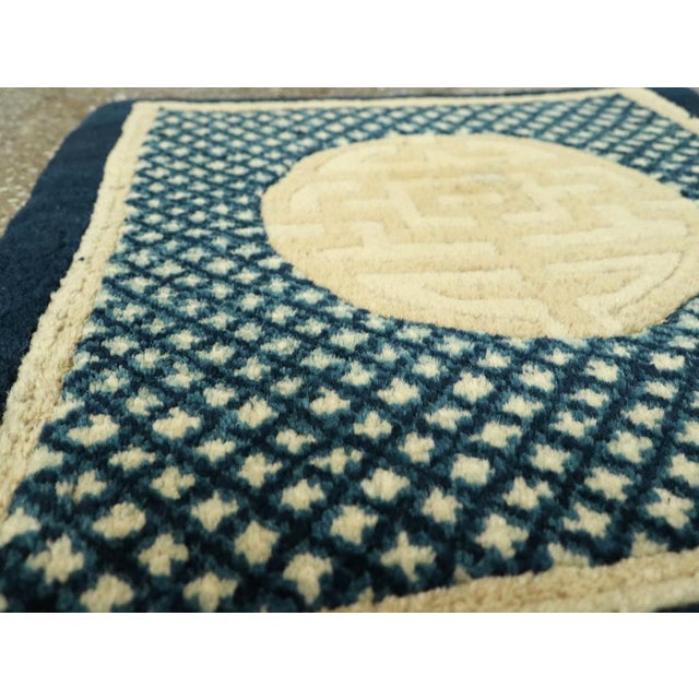 Chinese Galerie Shabab Collection Early 20th Century Chinese Peking Rug For Sale - Image 3 of 6