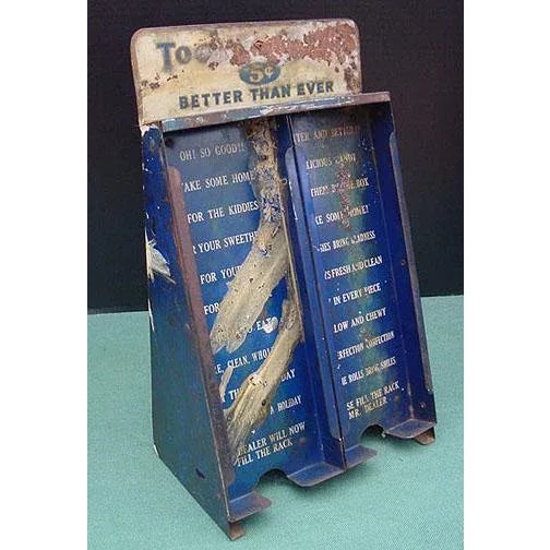 Nostalgic Candy Counter Display Rack General Store Tootsie Rolls For Sale - Image 4 of 4