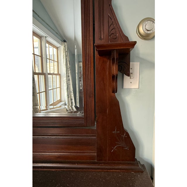Victorian Late 19th Century Victorian Eastlake Dresser With Mirror For Sale - Image 3 of 6