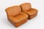 Vintage Italian Giusy Lounge Chairs in Leather from Neoflex, 1970s, Set of 2 For Sale - Image 6 of 12