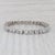 4.40ctw Diamond Tennis Bracelet 10k White Gold 7" 4.6mm For Sale - Image 4 of 7