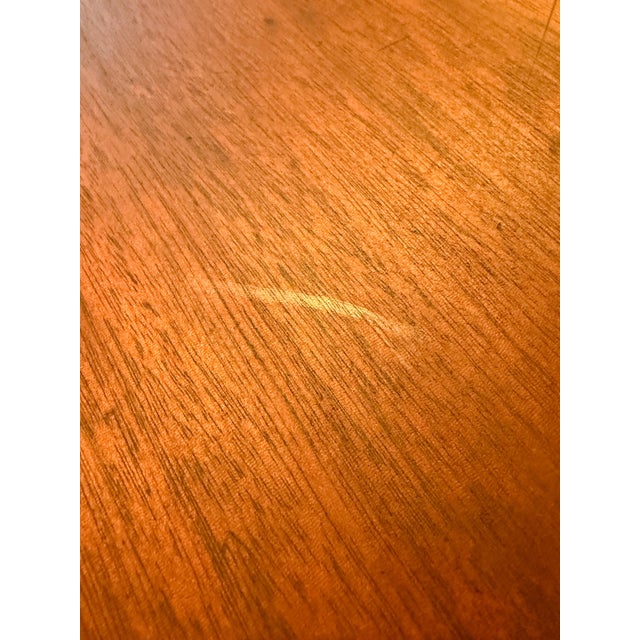 Vintage Oval Wood Pedestal Table For Sale - Image 12 of 12