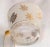 1960s 1960 Libbey Starlyte Frosted Glass Gold Leaf Ice Bucket Gold Leaf Tongs For Sale - Image 5 of 12