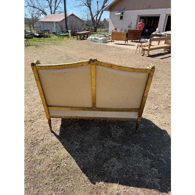 19th Century Fine French Louis XVI Giltwood Sofas or Settees For Sale - Image 12 of 17