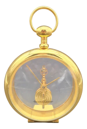 Mid-Century Skeleton Table Clock from Jaeger-Lecoultre, 1970s