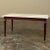 French Mid-Century French Mahogany Directoire Style Coffee Table With Carrara Marble Top For Sale - Image 3 of 13