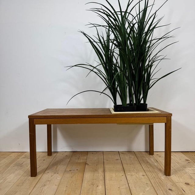 Scandinavian Teak Coffee Table with Planter, 1960 For Sale - Image 8 of 8