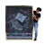 Dana 1980s Large Black Pink and Blue Geometric Memphis Style Painting For Sale - Image 4 of 14
