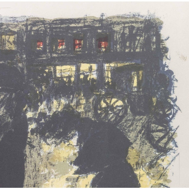 Pierre Bonnard "Place Le Soir" Lithograph, 1899 For Sale - Image 4 of 6