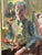 Einar Lindberg, Artist in His Studio, 1947, Oil Painting on Panel, Framed For Sale - Image 12 of 18