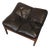 1960s Danish Modern Attributed to Kristian Vedel "Modus" Leather Ottoman For Sale