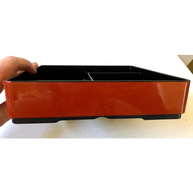 Late 20th Century First Class United Airlines Lacquerware Bento Box For Sale - Image 5 of 6