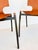 Wood Set of Six French Modern Jigsaw Puzzle Back Chairs For Sale - Image 7 of 9
