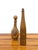 Vintage Spanish Embossed Leather Wrapped Bottles Depicting the Mallorca Cathedral For Sale - Image 4 of 7