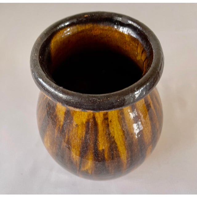 Vintage Glazed Ceramic Vase For Sale In Miami - Image 6 of 9