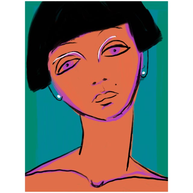 "Monica in the 1920s" Xs Fine Art Portrait Print by Ivan Kolev For Sale - Image 4 of 4