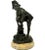 Antique French Bronze Figure Male Ice Skater Sienna Marble Nineteenth Century For Sale - Image 11 of 11