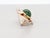 Signed Krementz 14k Gold & Nephrite Jade Cabochon Art Deco Stickpin For Sale - Image 12 of 13