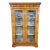 German 19th C Fruitwood Armoire Curio Cabinet Display Vitrine For Sale