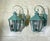 American Vintage Solid Copper & Brass Outdoor Lantern Sconces / 18”h X 11”w X 12”d For Sale - Image 3 of 18