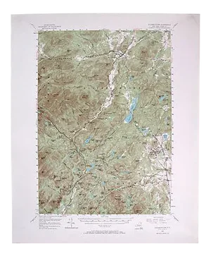 C1955 Elizabethtown, Ny, Topographic Map