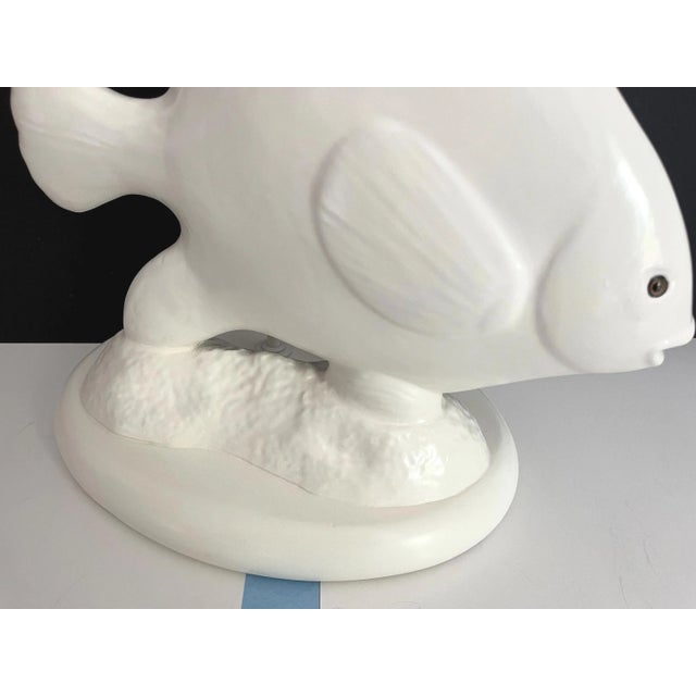 1970s Ceramic Fish Lamp For Sale - Image 11 of 18
