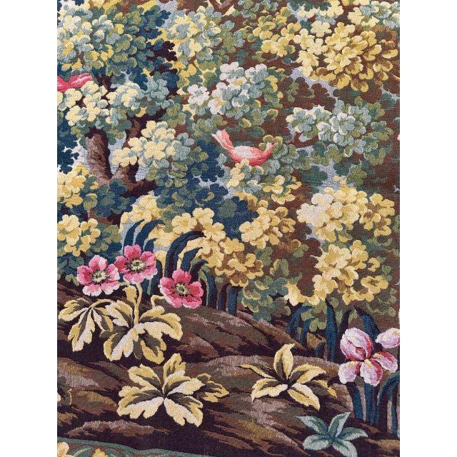 French Aubusson Style Jacquard Tapestry, 1950s For Sale - Image 12 of 18