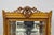 Baroque Vintage French Baroque Style Carved Wood & Glass Curio China Display Cabinet For Sale - Image 3 of 16