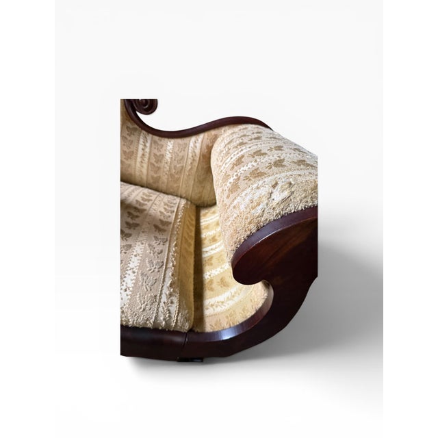Antique American Empire Sofa For Sale - Image 11 of 12