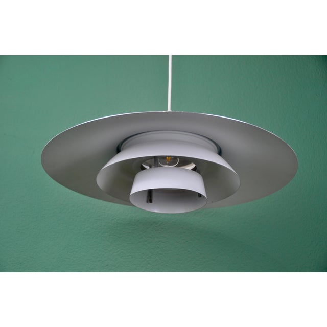 White Danish Model 30001 Lamp from Vitrika, 1970s For Sale - Image 8 of 13