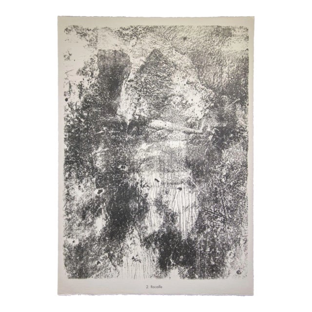Jean Dubuffet - Rock Garden - Original Lithograph - 1959 For Sale