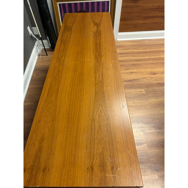 Vintage Danish Modern Teak 6-Drawer Dresser For Sale In Raleigh - Image 6 of 12